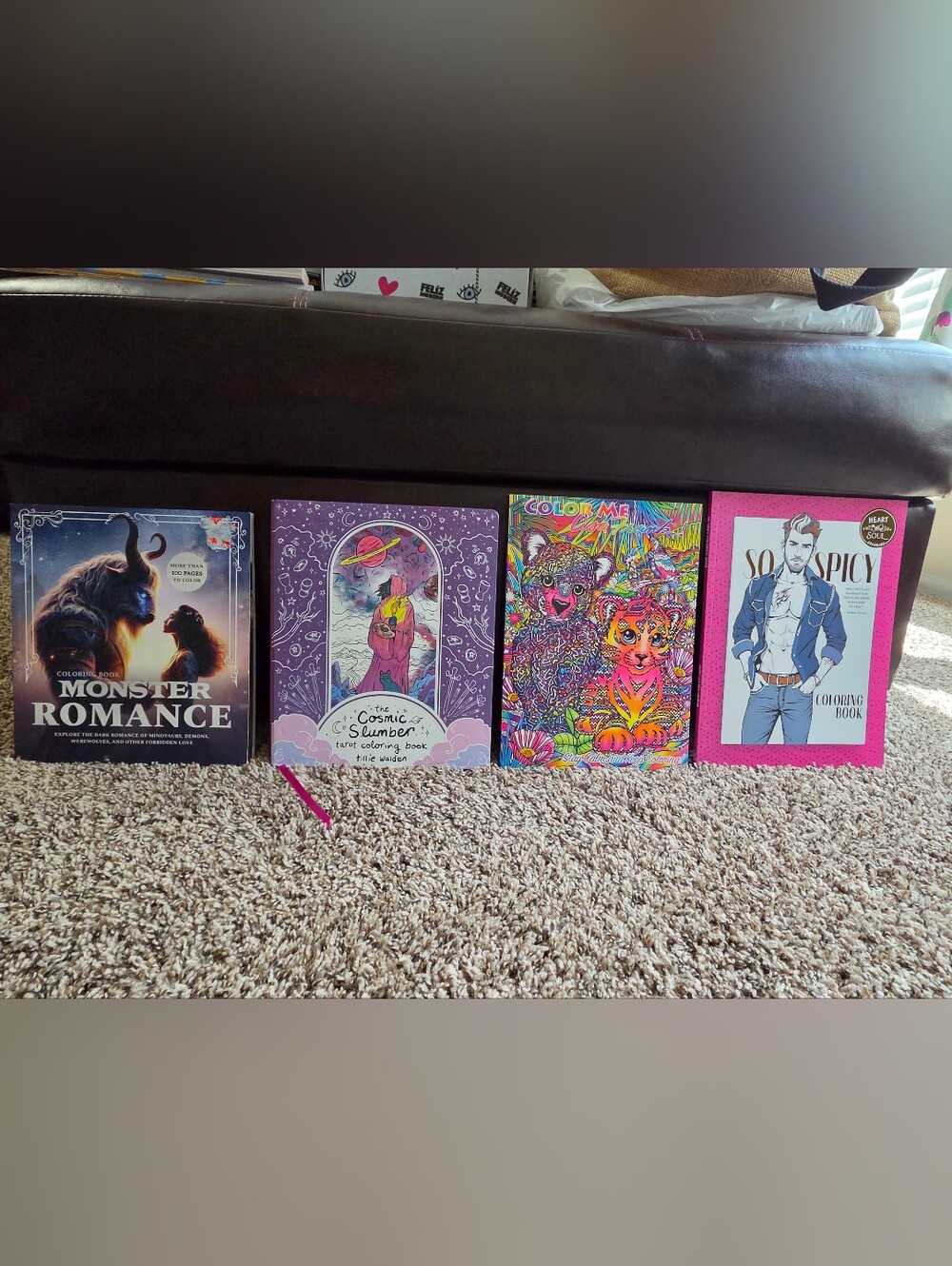 Cosmic Slumber Tarot Coloring Book — Purple Art Print
